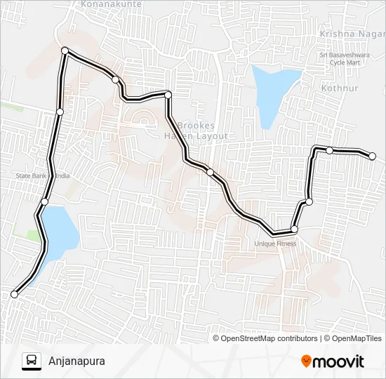 D34G-ANP Bus Line Map
