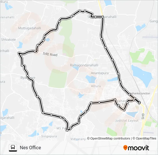 CHAKRA-17A Bus Line Map