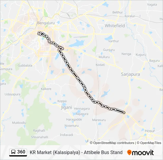 360 Bus Line Map