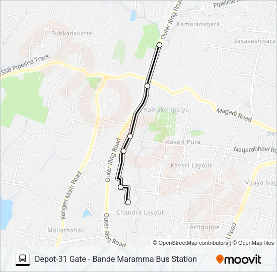 D31G-BMBS Bus Line Map