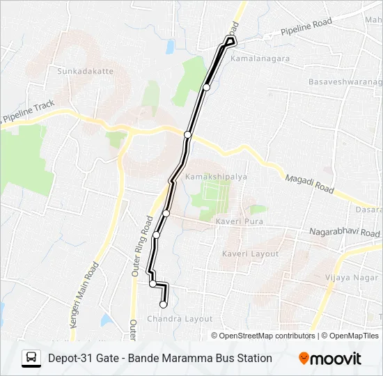 D31G-BMBS Bus Line Map
