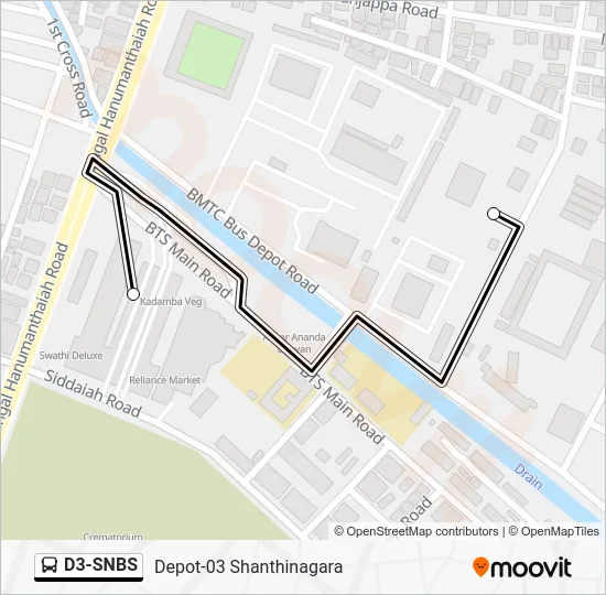 D3-SNBS Bus Line Map