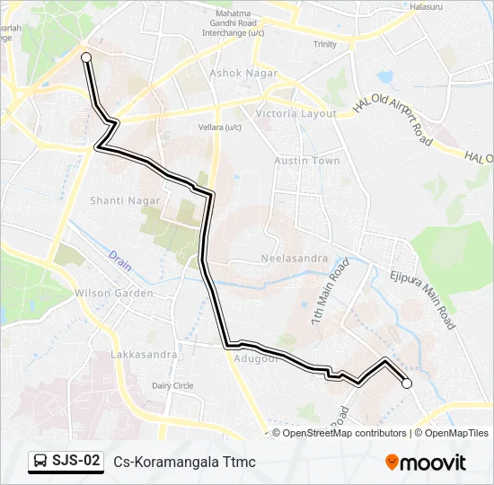 SJS-02 Bus Line Map