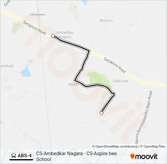 ABS-4 Bus Line Map