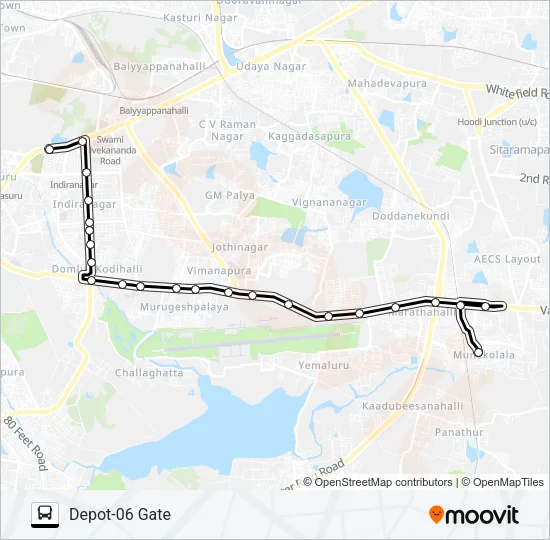 D06G-MNK Bus Line Map