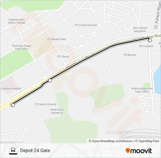 D24G-KRPGH1 Bus Line Map