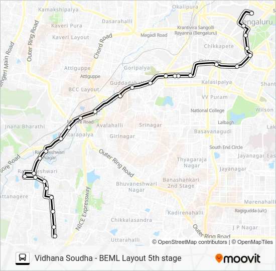 225-C VSD Bus Line Map