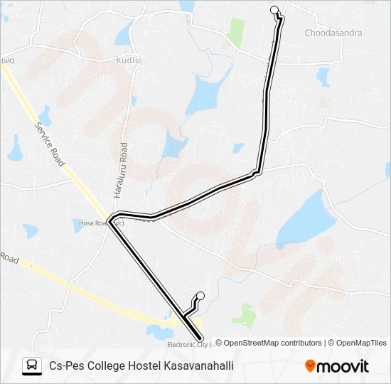 PESCE-1M Bus Line Map