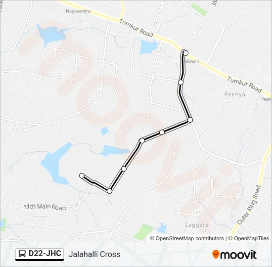 D22-JHC Bus Line Map