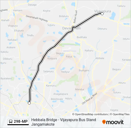 298-MP Bus Line Map
