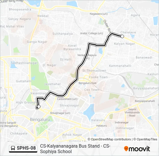 SPHS-08 Bus Line Map