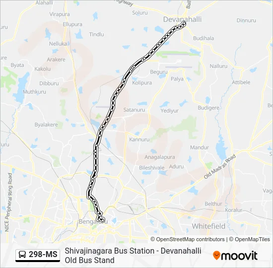 298-MS Bus Line Map