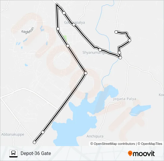 D36G-PRSP Bus Line Map