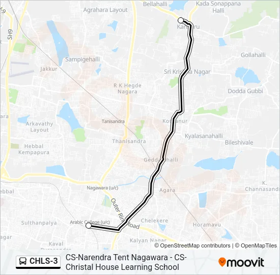 CHLS-3 Bus Line Map