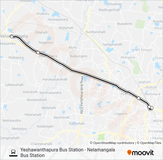 EXP-258C Bus Line Map