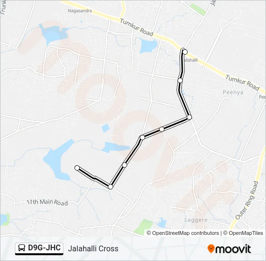 D9G-JHC Bus Line Map