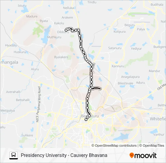 285 PRU-CVB Bus Line Map