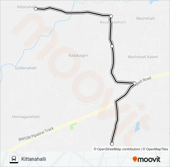 D35G-KTH Bus Line Map