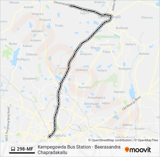 298-MF Bus Line Map