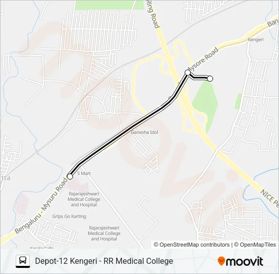D12-RRMC Bus Line Map