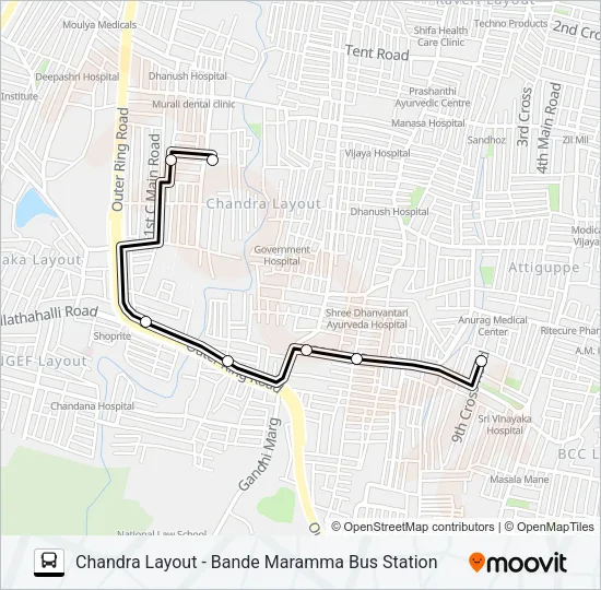 CLO-BMBS Bus Line Map