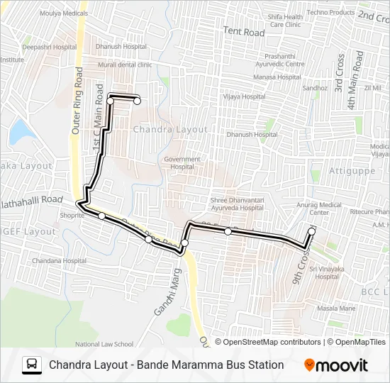 CLO-BMBS Bus Line Map