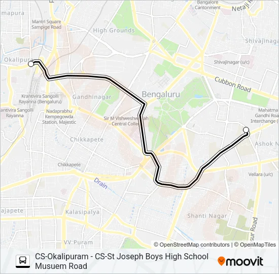 SJBHS-01 Bus Line Map