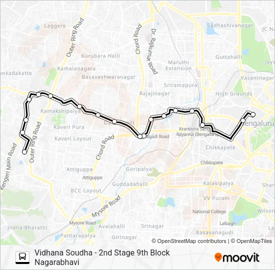 244-C VSD Bus Line Map