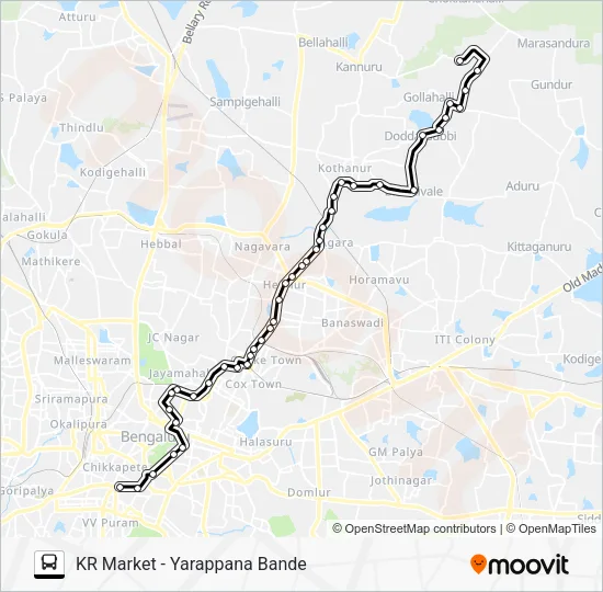 KMT-BLS-YPB Bus Line Map