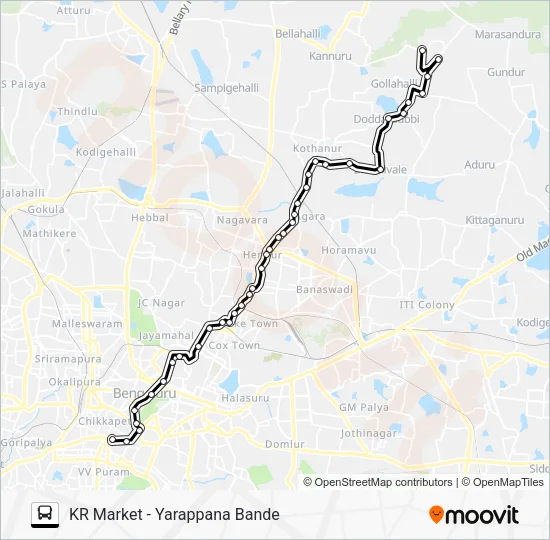 KMT-BLS-YPB Bus Line Map