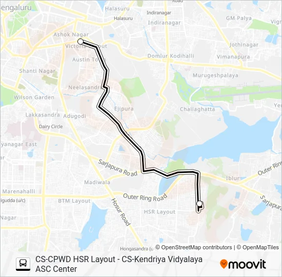 KVASC-04 Bus Line Map