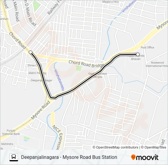 DPJN-MCTC Bus Line Map