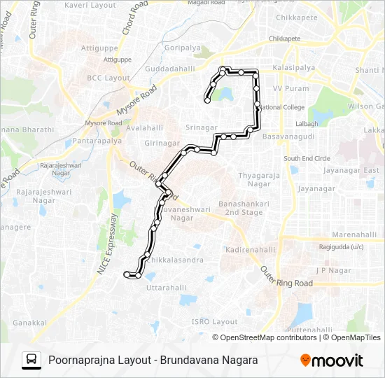 49 PPLO-BNR Bus Line Map