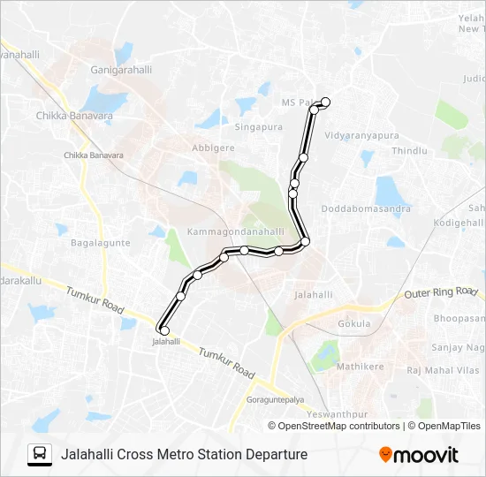 D45G-JHMS Bus Line Map