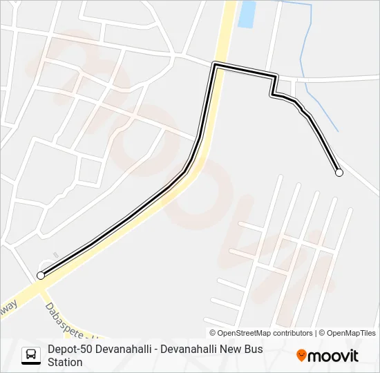 D50-DVHNBS Bus Line Map
