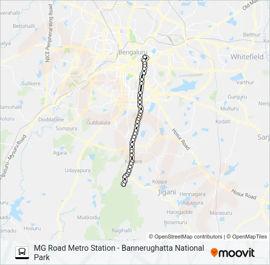 G-4 MGMS-BNP Bus Line Map