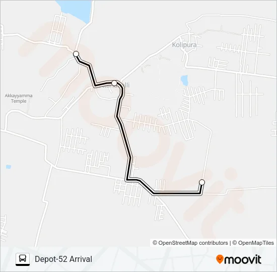 D52G-MRN Bus Line Map