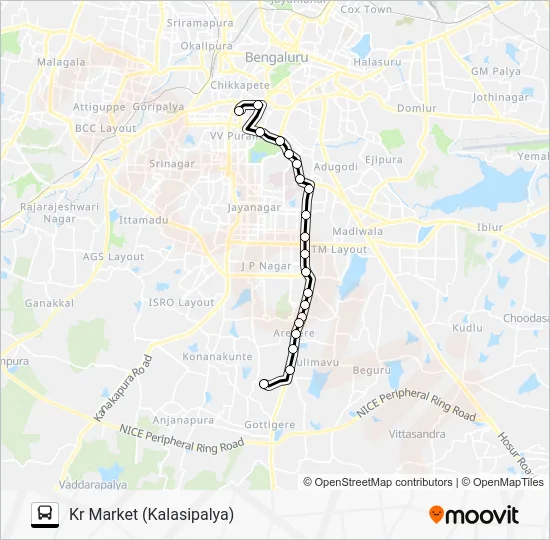 366 KMT-D34G Bus Line Map