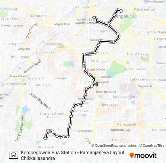 210-J VSD Bus Line Map