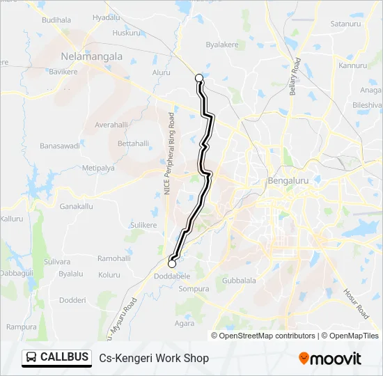 CALLBUS Bus Line Map