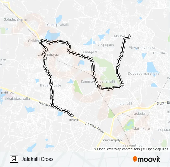 D45G-CKB-JHC Bus Line Map
