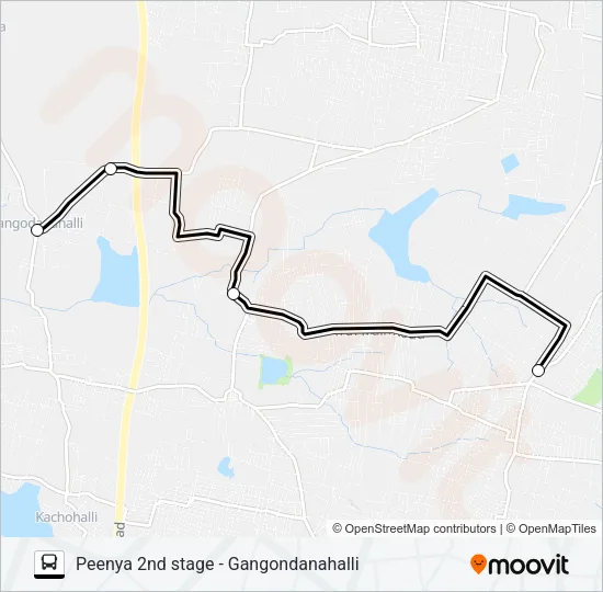 PSS-TGPL-GGH Bus Line Map
