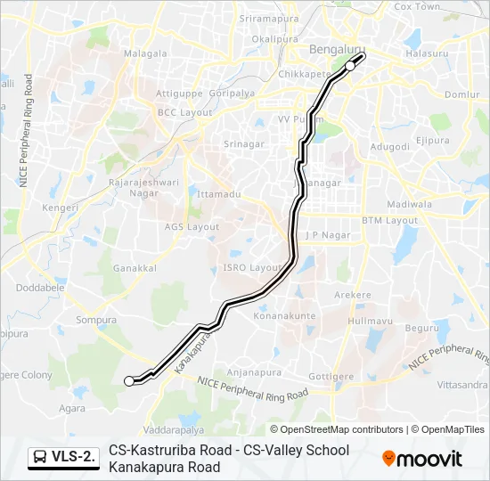 VLS-2. Bus Line Map