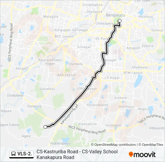 VLS-2. Bus Line Map