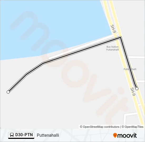 D30-PTN Bus Line Map