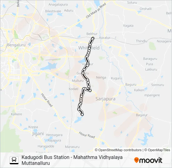 399 KDG-MVM Bus Line Map