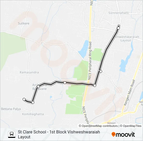 SCS-VSRL Bus Line Map