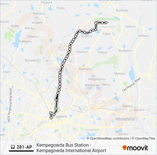 281-AP Bus Line Map