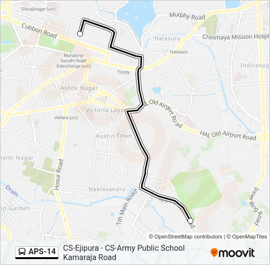 APS-14 Bus Line Map