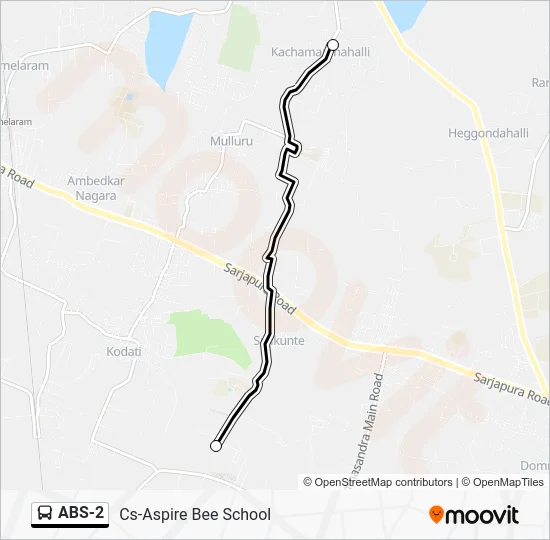 ABS-2 Bus Line Map
